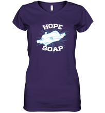 Load image into Gallery viewer, Hope In Soap Coronacation Women's V-Neck T-Shirt