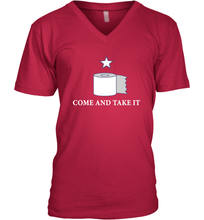 Load image into Gallery viewer, Toilet Paper Come and Take It Funny Coronacation V-Neck T-Shirt