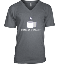 Load image into Gallery viewer, Toilet Paper Come and Take It Funny Coronacation V-Neck T-Shirt