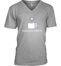 Load image into Gallery viewer, Toilet Paper Come and Take It Funny Coronacation V-Neck T-Shirt