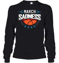 Load image into Gallery viewer, March Sadness March Madness College Basketball Coronacation Youth Long Sleeve