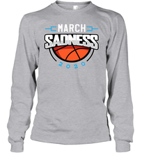 Load image into Gallery viewer, March Sadness March Madness College Basketball Coronacation Youth Long Sleeve