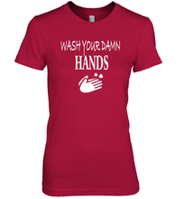 Load image into Gallery viewer, Wash Your Hands Coronacation Premium Women's T-Shirt