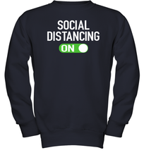 Load image into Gallery viewer, Social Distancing Mode On Coronacation Youth Sweatshirt
