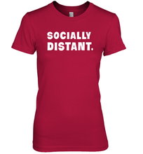 Load image into Gallery viewer, Socially Distant Virus Prevention Coronacation Premium Women's T-Shirt
