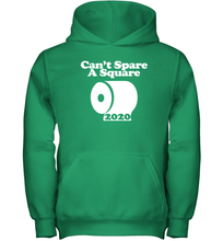 Load image into Gallery viewer, Can't Spare A Square 2020 Funny Coronacation Youth Hoodie