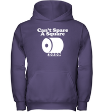 Load image into Gallery viewer, Can't Spare A Square 2020 Funny Coronacation Youth Hoodie