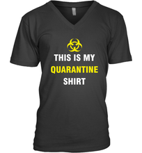 Load image into Gallery viewer, This Is My Quarantine Shirt Virus Coronacation V-Neck T-Shirt