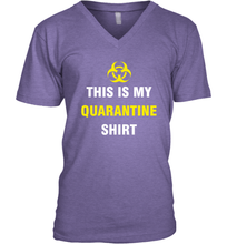 Load image into Gallery viewer, This Is My Quarantine Shirt Virus Coronacation V-Neck T-Shirt