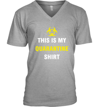 Load image into Gallery viewer, This Is My Quarantine Shirt Virus Coronacation V-Neck T-Shirt