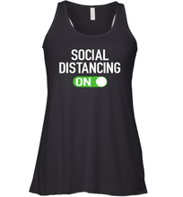 Load image into Gallery viewer, Social Distancing Mode On Coronacation Racerback Tank