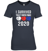 Load image into Gallery viewer, I Survived Toilet Paper Panic 2020 Coronacation Premium Women's T-Shirt