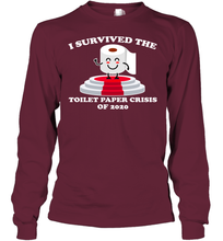 Load image into Gallery viewer, I Survived The Toilet Paper Crisis Coronacation Youth Long Sleeve