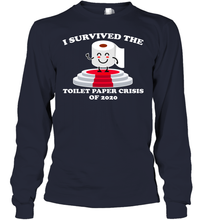 Load image into Gallery viewer, I Survived The Toilet Paper Crisis Coronacation Youth Long Sleeve