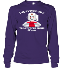 Load image into Gallery viewer, I Survived The Toilet Paper Crisis Coronacation Youth Long Sleeve