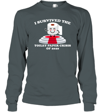 Load image into Gallery viewer, I Survived The Toilet Paper Crisis Coronacation Long Sleeve T-Shirt