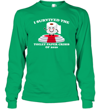 Load image into Gallery viewer, I Survived The Toilet Paper Crisis Coronacation Long Sleeve T-Shirt