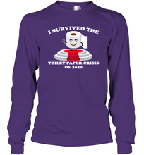 Load image into Gallery viewer, I Survived The Toilet Paper Crisis Coronacation Long Sleeve T-Shirt