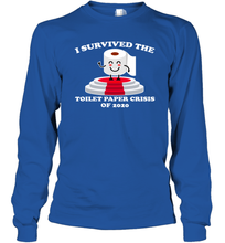 Load image into Gallery viewer, I Survived The Toilet Paper Crisis Coronacation Long Sleeve T-Shirt
