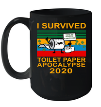 Load image into Gallery viewer, I Survived The Toilet Paper Crisis Of 2020 Coronacation Ceramic Mug 15oz