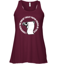 Load image into Gallery viewer, I Survived The Great Toilet Paper Crisis Coronacation Racerback Tank