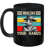 Load image into Gallery viewer, Plague Doctor Wash Your Hands Coronacation Ceramic Mug 11oz