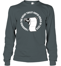 Load image into Gallery viewer, I Survived The Great Toilet Paper Crisis Coronacation Long Sleeve T-Shirt