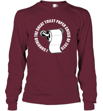 Load image into Gallery viewer, I Survived The Great Toilet Paper Crisis Coronacation Long Sleeve T-Shirt