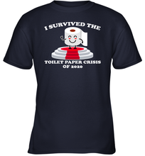 Load image into Gallery viewer, I Survived The Toilet Paper Crisis Coronacation Youth T-Shirt