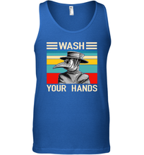 Load image into Gallery viewer, Plague Doctor Wash Your Hands Coronacation Tank Top
