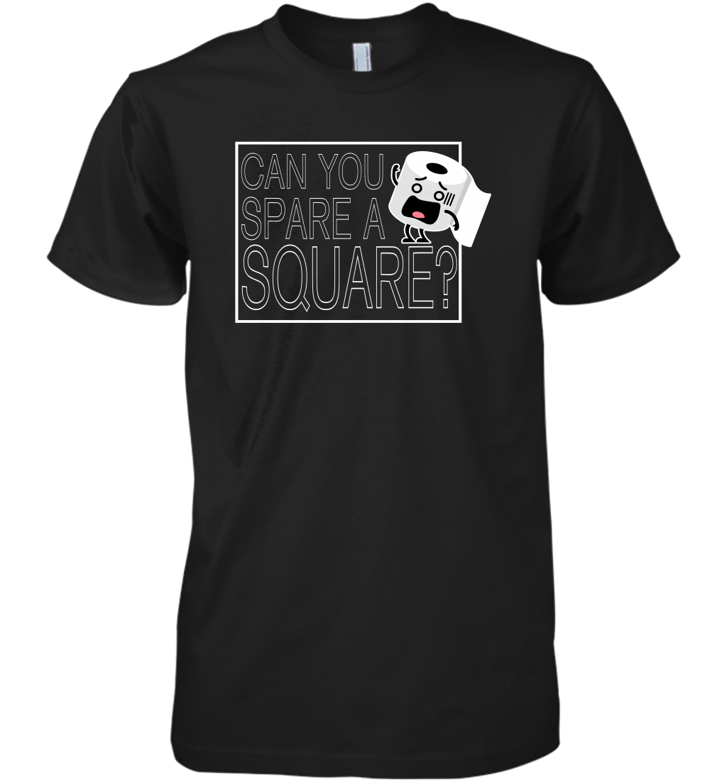 Can You Spare A Square Toilet Paper Coronacation Premium Men's T-Shirt