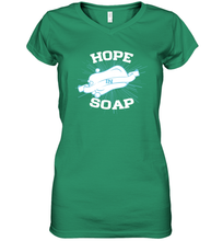 Load image into Gallery viewer, Hope In Soap Coronacation Women's V-Neck T-Shirt
