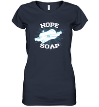 Load image into Gallery viewer, Hope In Soap Coronacation Women's V-Neck T-Shirt
