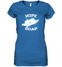 Load image into Gallery viewer, Hope In Soap Coronacation Women's V-Neck T-Shirt
