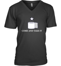 Load image into Gallery viewer, Toilet Paper Come and Take It Funny Coronacation V-Neck T-Shirt
