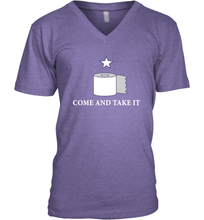 Load image into Gallery viewer, Toilet Paper Come and Take It Funny Coronacation V-Neck T-Shirt

