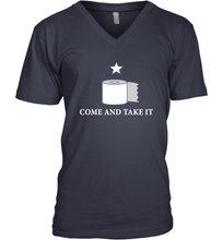 Load image into Gallery viewer, Toilet Paper Come and Take It Funny Coronacation V-Neck T-Shirt
