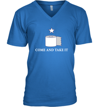 Load image into Gallery viewer, Toilet Paper Come and Take It Funny Coronacation V-Neck T-Shirt
