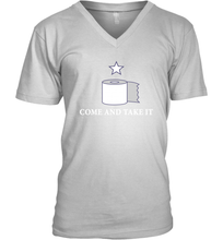Load image into Gallery viewer, Toilet Paper Come and Take It Funny Coronacation V-Neck T-Shirt
