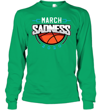 Load image into Gallery viewer, March Sadness March Madness College Basketball Coronacation Youth Long Sleeve
