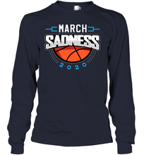 Load image into Gallery viewer, March Sadness March Madness College Basketball Coronacation Youth Long Sleeve
