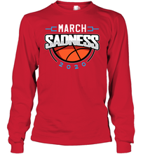 Load image into Gallery viewer, March Sadness March Madness College Basketball Coronacation Youth Long Sleeve
