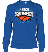 Load image into Gallery viewer, March Sadness March Madness College Basketball Coronacation Youth Long Sleeve
