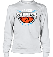 Load image into Gallery viewer, March Sadness March Madness College Basketball Coronacation Youth Long Sleeve
