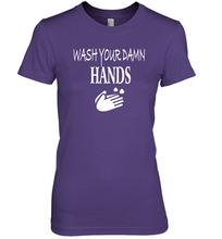 Load image into Gallery viewer, Wash Your Hands Coronacation Premium Women's T-Shirt
