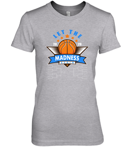 March College Basketball Let the Madness Begin Coronacation Premium Women's T-Shirt