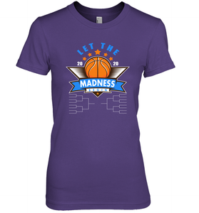 March College Basketball Let the Madness Begin Coronacation Premium Women's T-Shirt