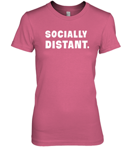 Socially Distant Virus Prevention Coronacation Premium Women's T-Shirt