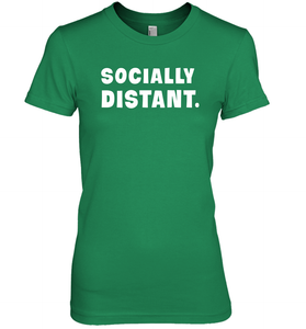 Socially Distant Virus Prevention Coronacation Premium Women's T-Shirt