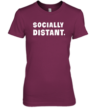 Load image into Gallery viewer, Socially Distant Virus Prevention Coronacation Premium Women&#39;s T-Shirt
